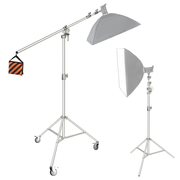 Tripe-Girafa-de-Iluminacao-SL380-Stand-Inox-2-em-1-para-Estudio-Fotografico-3-8m -1-